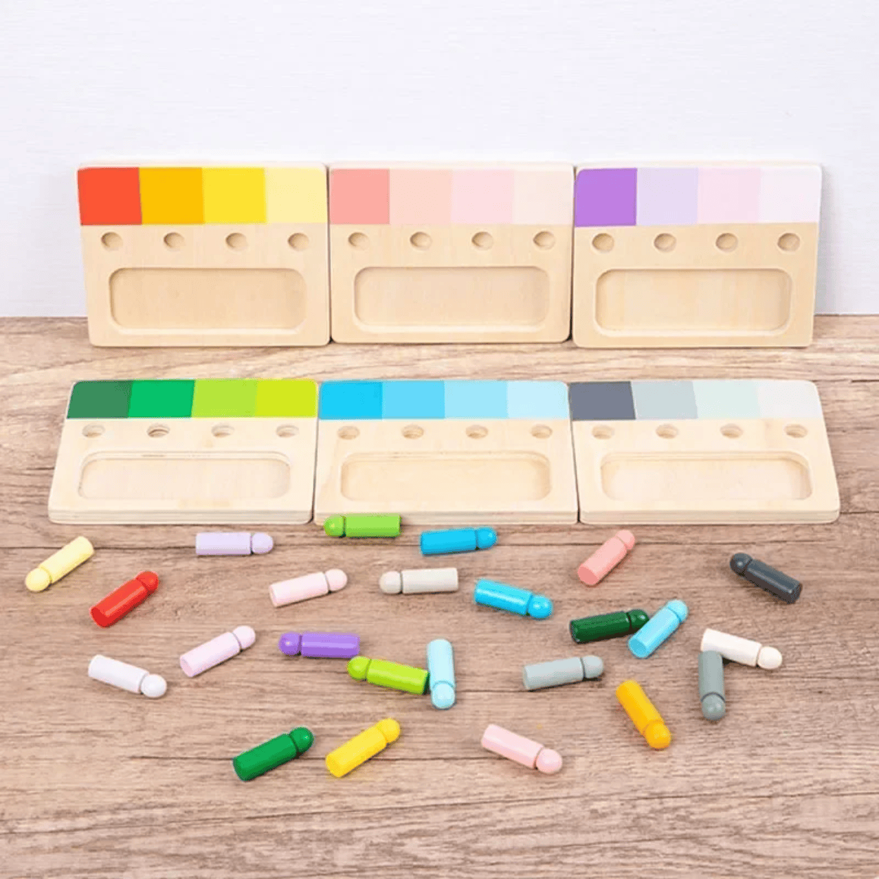 Jeu de Reconnaissance des Teintes Montessori