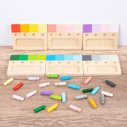 Jeu de Reconnaissance des Teintes Montessori