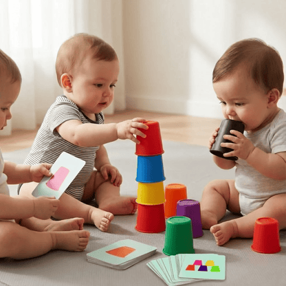 Jeu de Tri de Gobelets Montessori