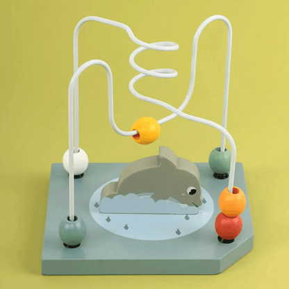 Cube d'activités en bois Montessori