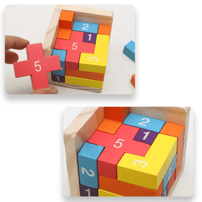 Puzzle Cube 3D Montessori