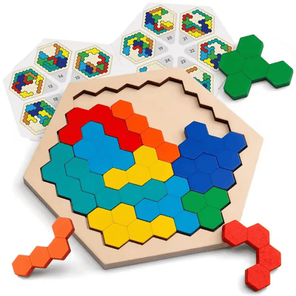 Puzzle Hexagonal Montessori
