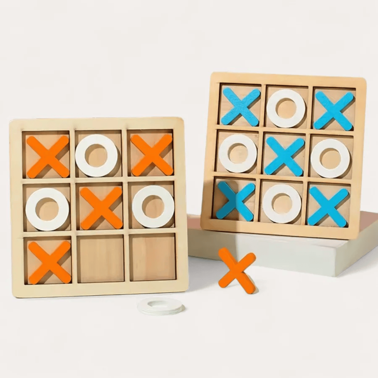 Jeu de Morpion en Bois Montessori