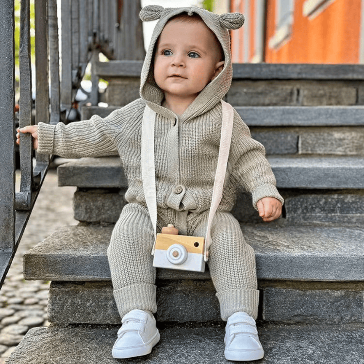 Appareil photo en bois Montessori - Mon Cocon