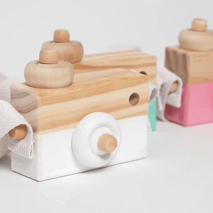 Appareil photo en bois Montessori - Mon Cocon