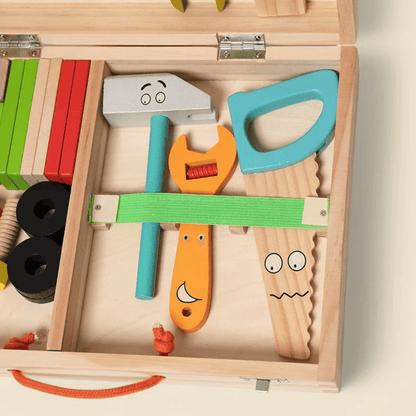 Boîte à Outils en Bois Montessori