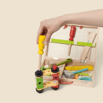 Boîte à Outils en Bois Montessori