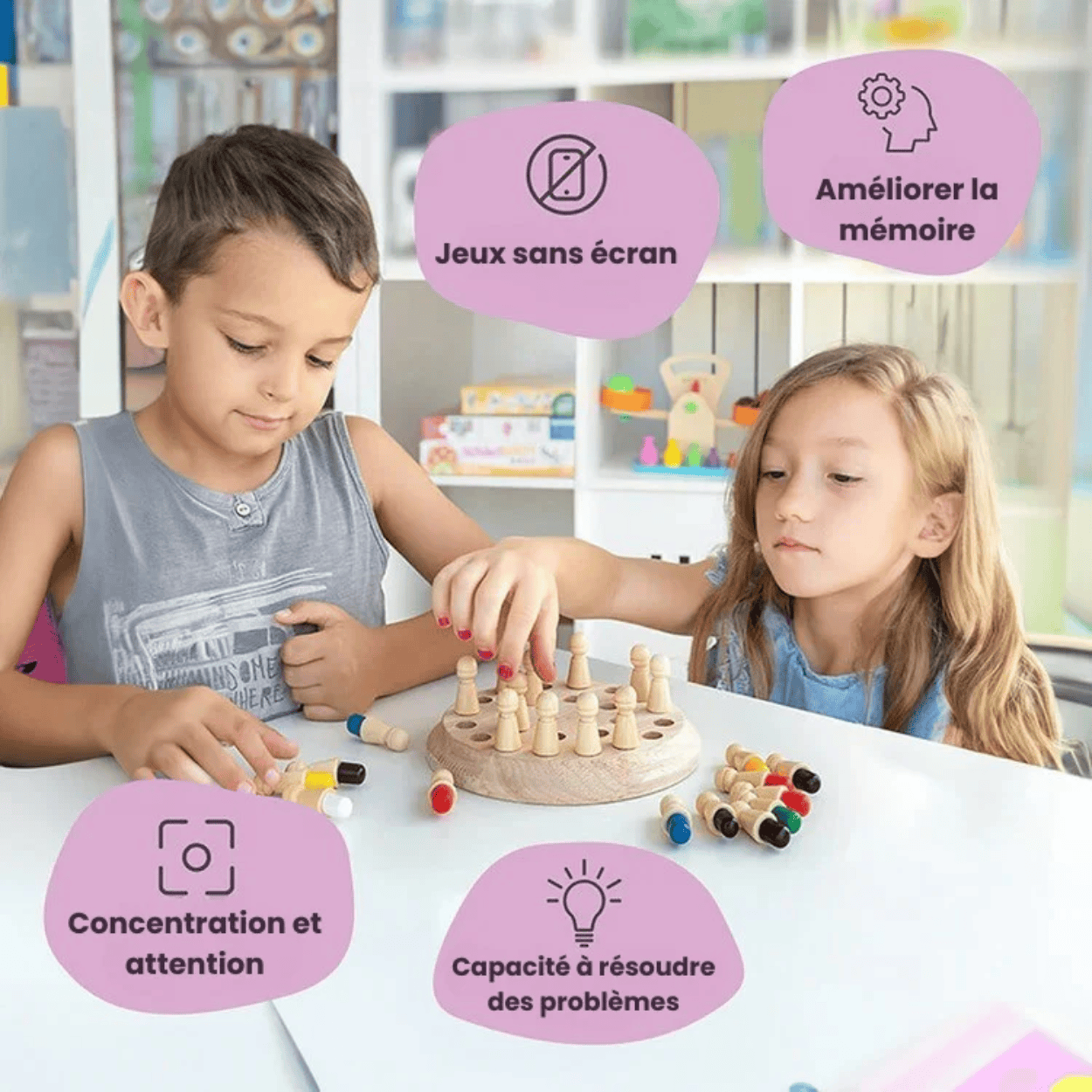 Jeu de Mémoire Montessori