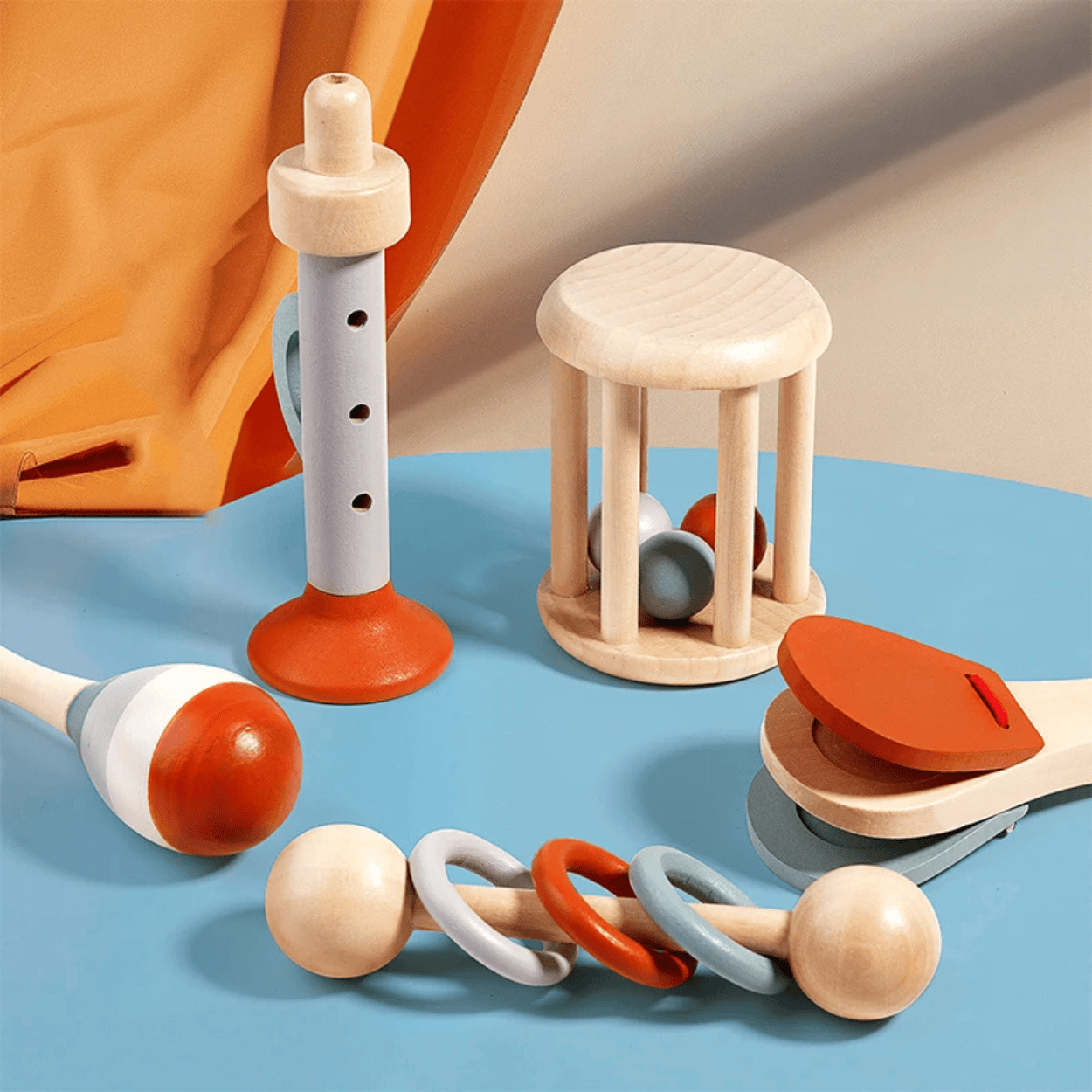 Set d'Instruments de Musique en Bois Montessori - Mon Cocon