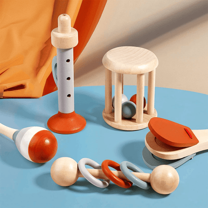 Set d'Instruments de Musique en Bois Montessori - Mon Cocon