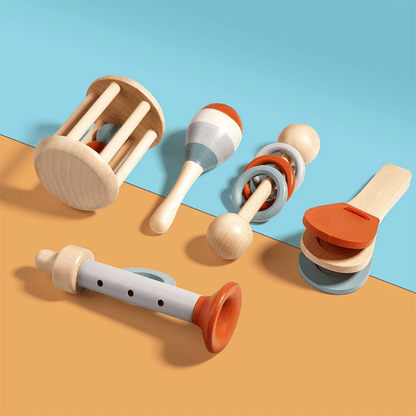 Set d'Instruments de Musique en Bois Montessori - Mon Cocon