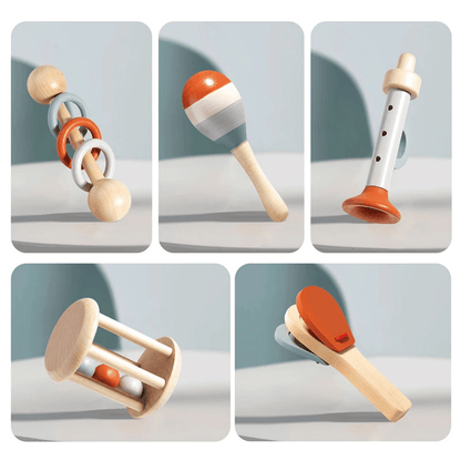 Set d'Instruments de Musique en Bois Montessori - Mon Cocon
