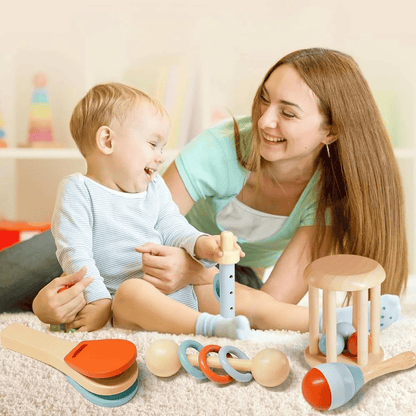 Set d'Instruments de Musique en Bois Montessori - Mon Cocon