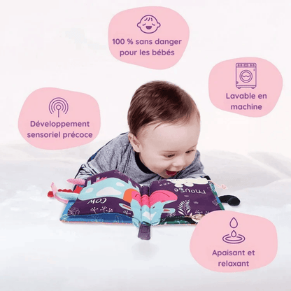 Livre souple Montessori pour bébés - Mon Cocon
