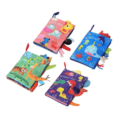 Livre souple Montessori pour bébés - Mon Cocon
