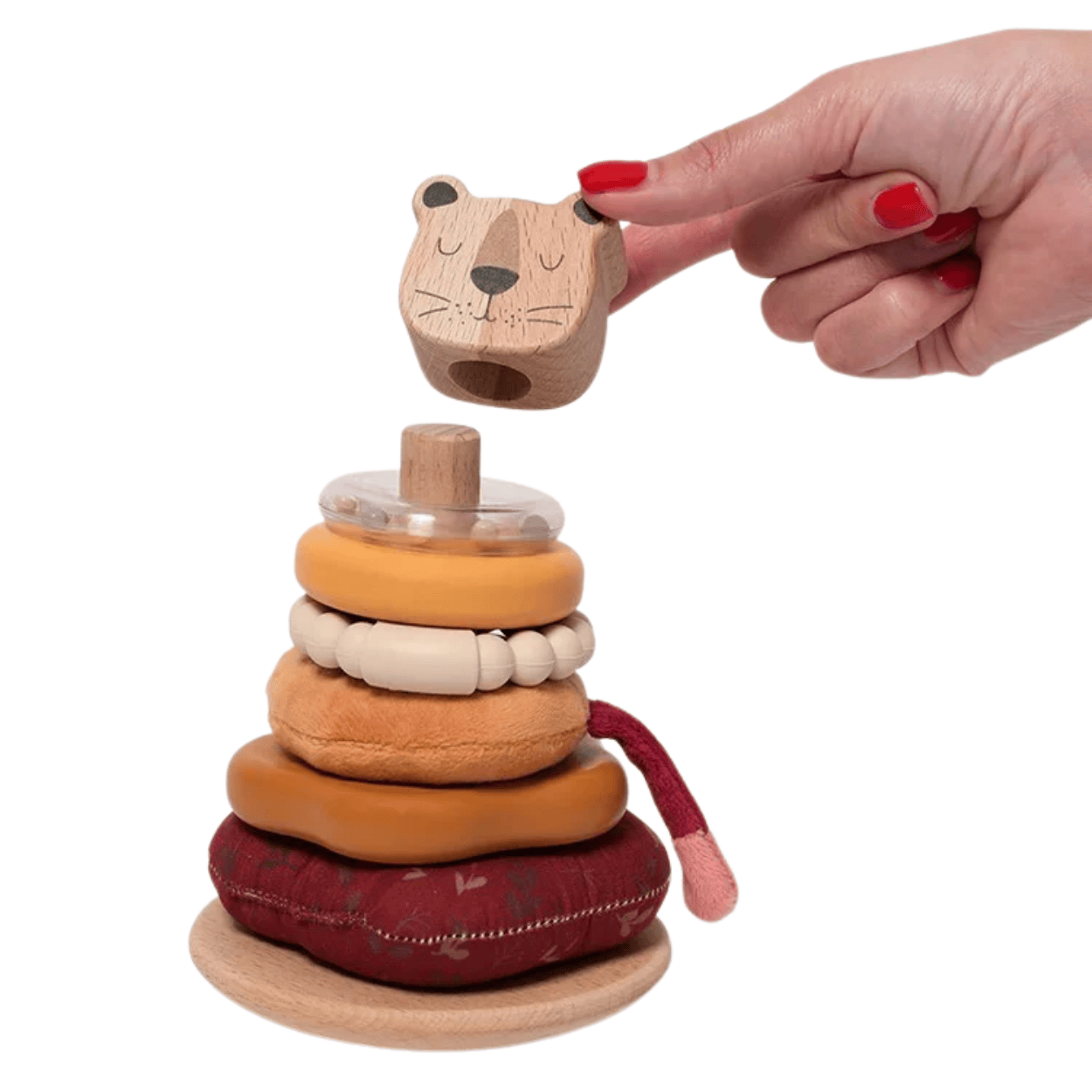 Empileur Montessori Petit Lion - Mon Cocon