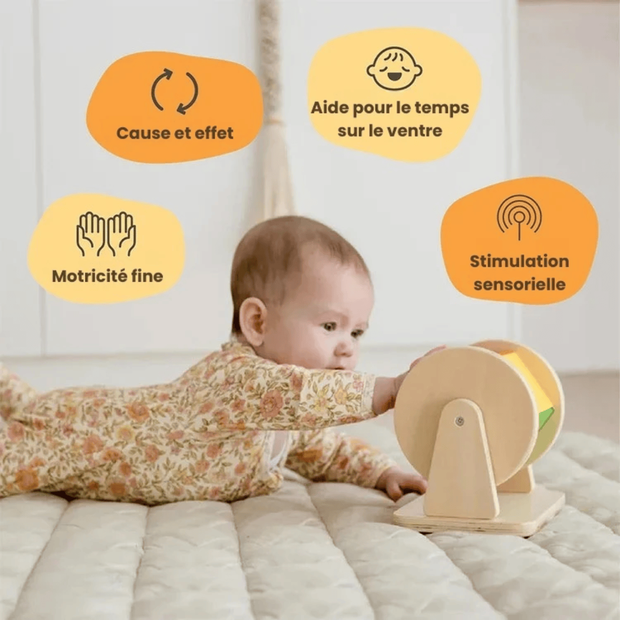 Tambour tournant Montessori - Mon Cocon