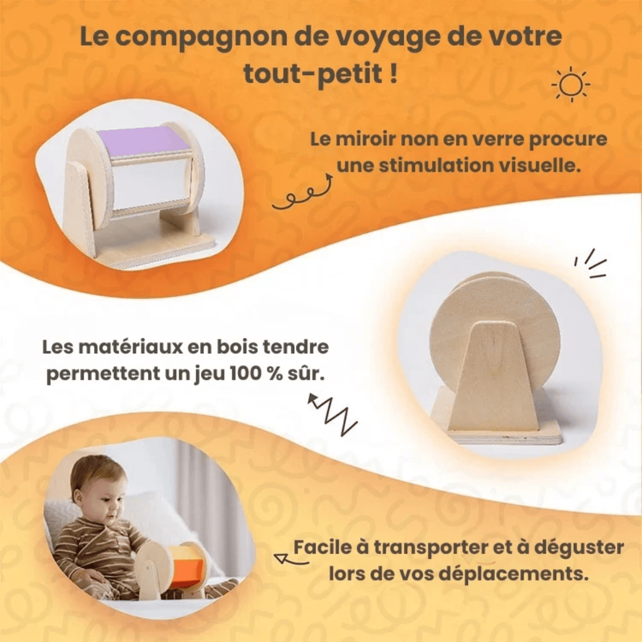 Tambour tournant Montessori - Mon Cocon