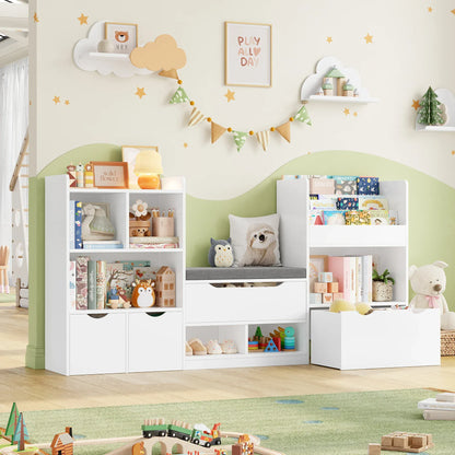 Armoire - Bois naturel avec organisateur - Mon Cocon