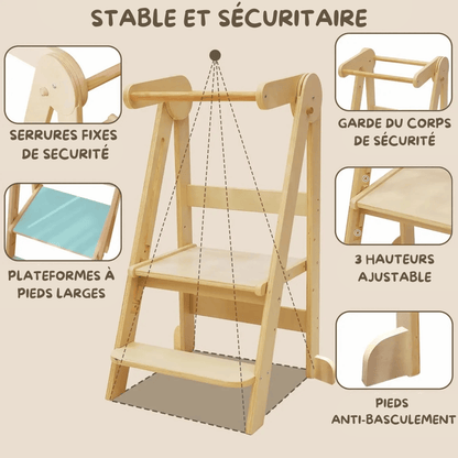 Tour d'observation pliable - En bois - Mon Cocon
