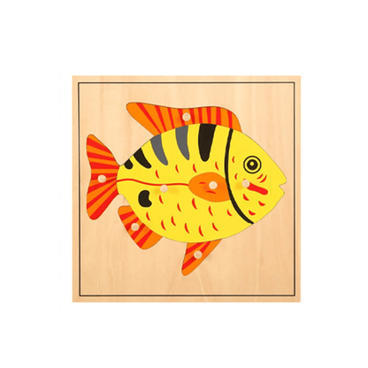 Jeu montessori - Puzzle animaux et nature - Mon Cocon