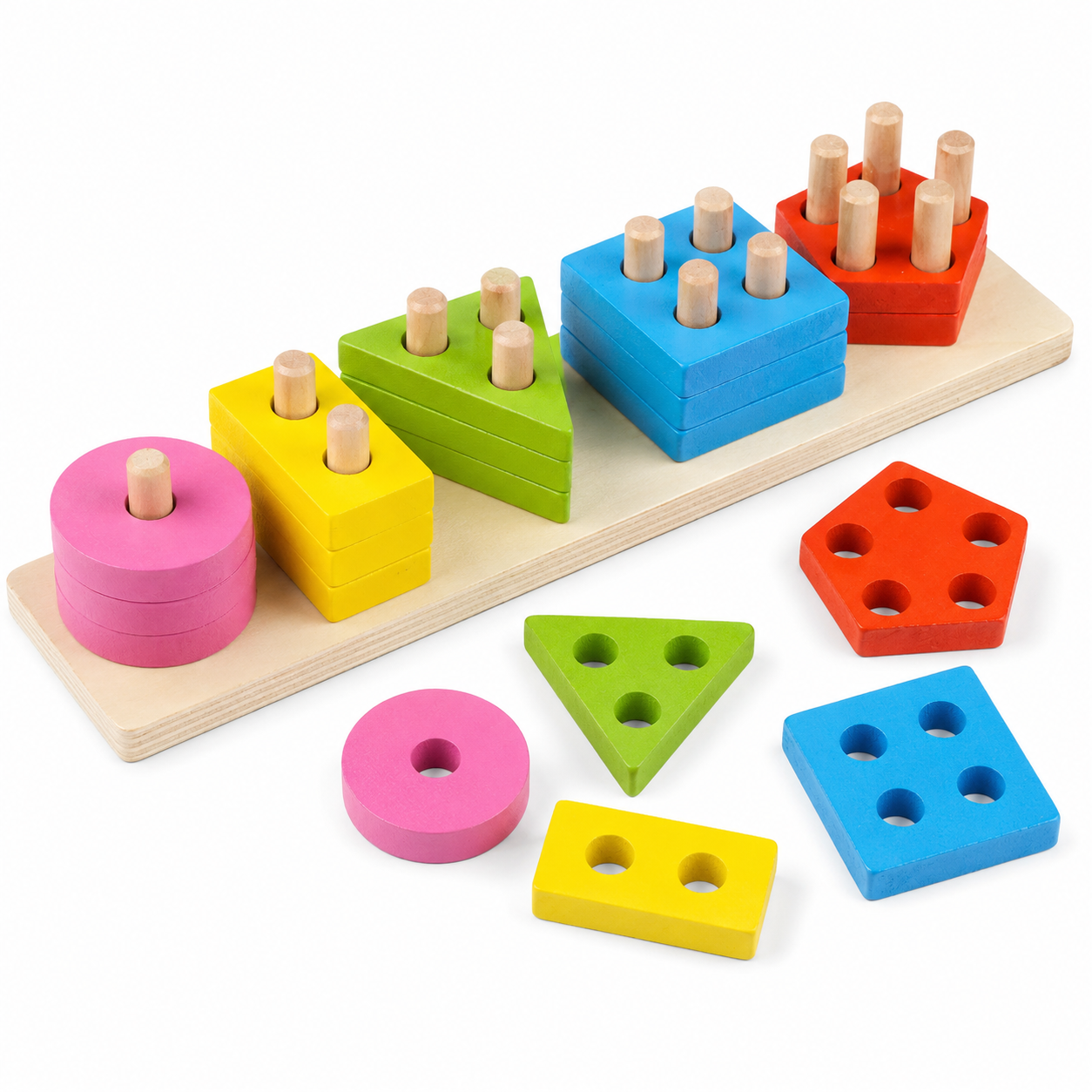 Jeu montessori à empiler - 1 à 4ans - Mon Cocon
