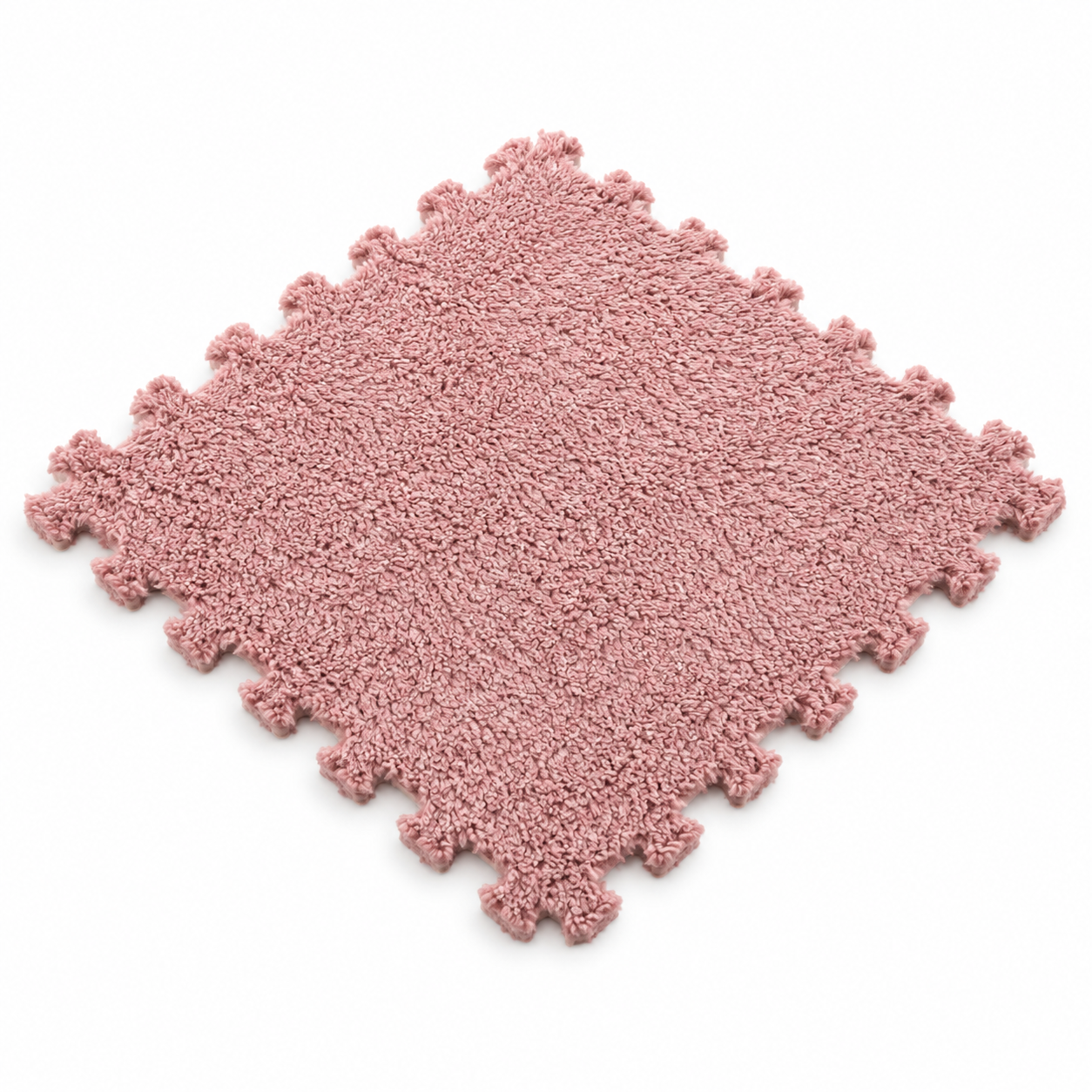 Carreau tapis puzzle Montessori rouge pastèque velouté pour chambre bébé