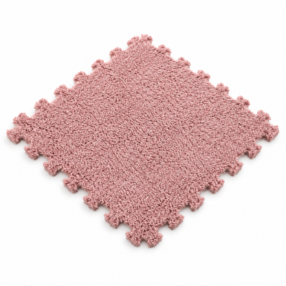 Carreau tapis puzzle Montessori rouge pastèque velouté pour chambre bébé