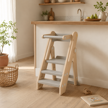 Tour d'observation Montessori dans une cuisine – Apprentissage autonome