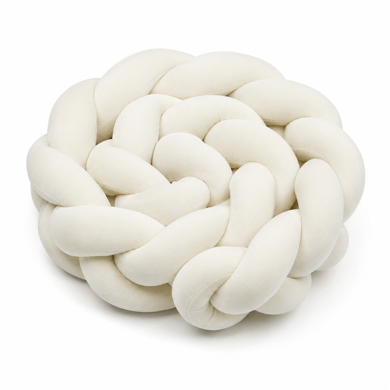 Tresse de lit protection velours Neige Douce pour lit bébé Montessori