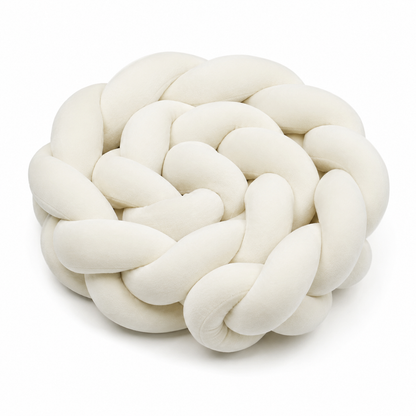 Tresse de lit protection velours Neige Douce pour lit bébé Montessori