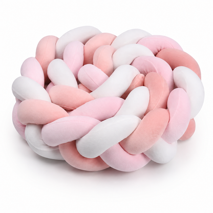 Tresse de lit protection velours Pétale & Voile Perlé pour lit bébé Montessori